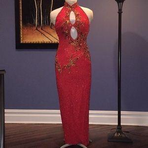 Vintage beaded gown SHOMAX ORIGINALS